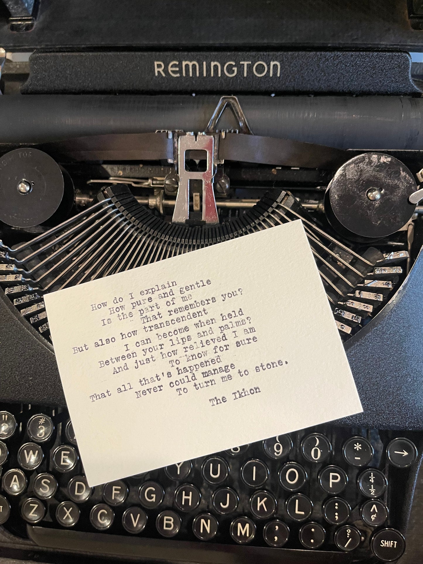 Custom Poem