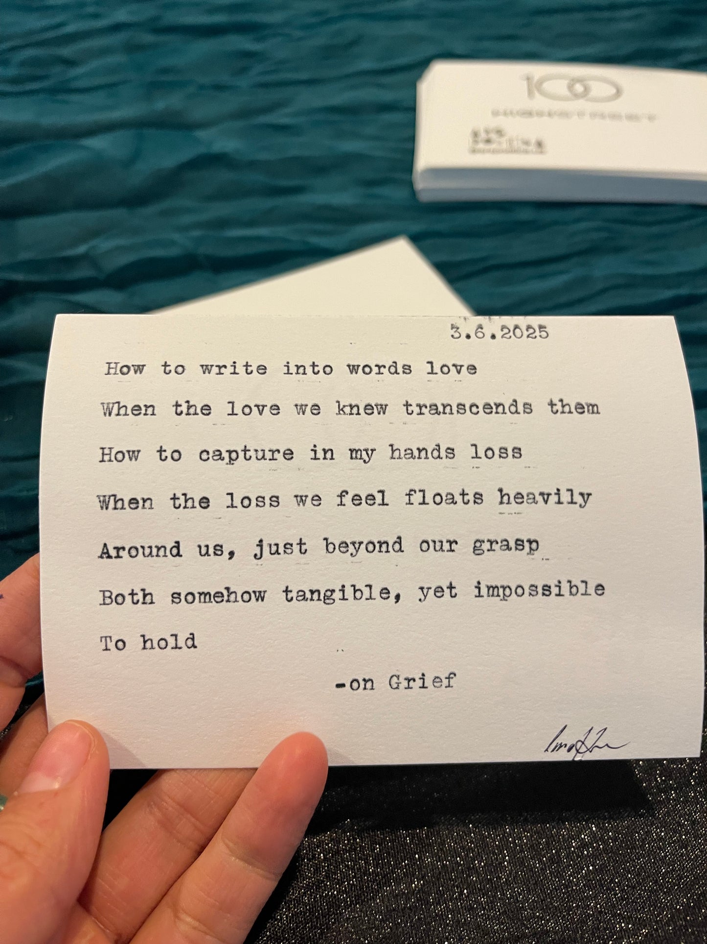 Custom Poem